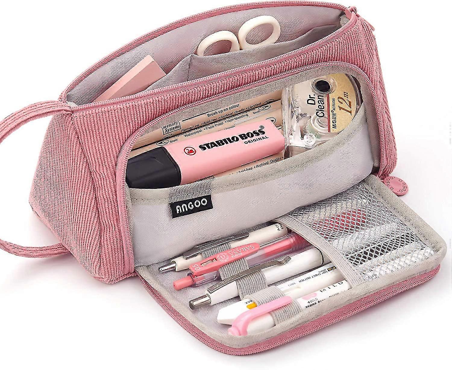 Lar Zippered Pencil Case - Ed Pencil Case For Teens