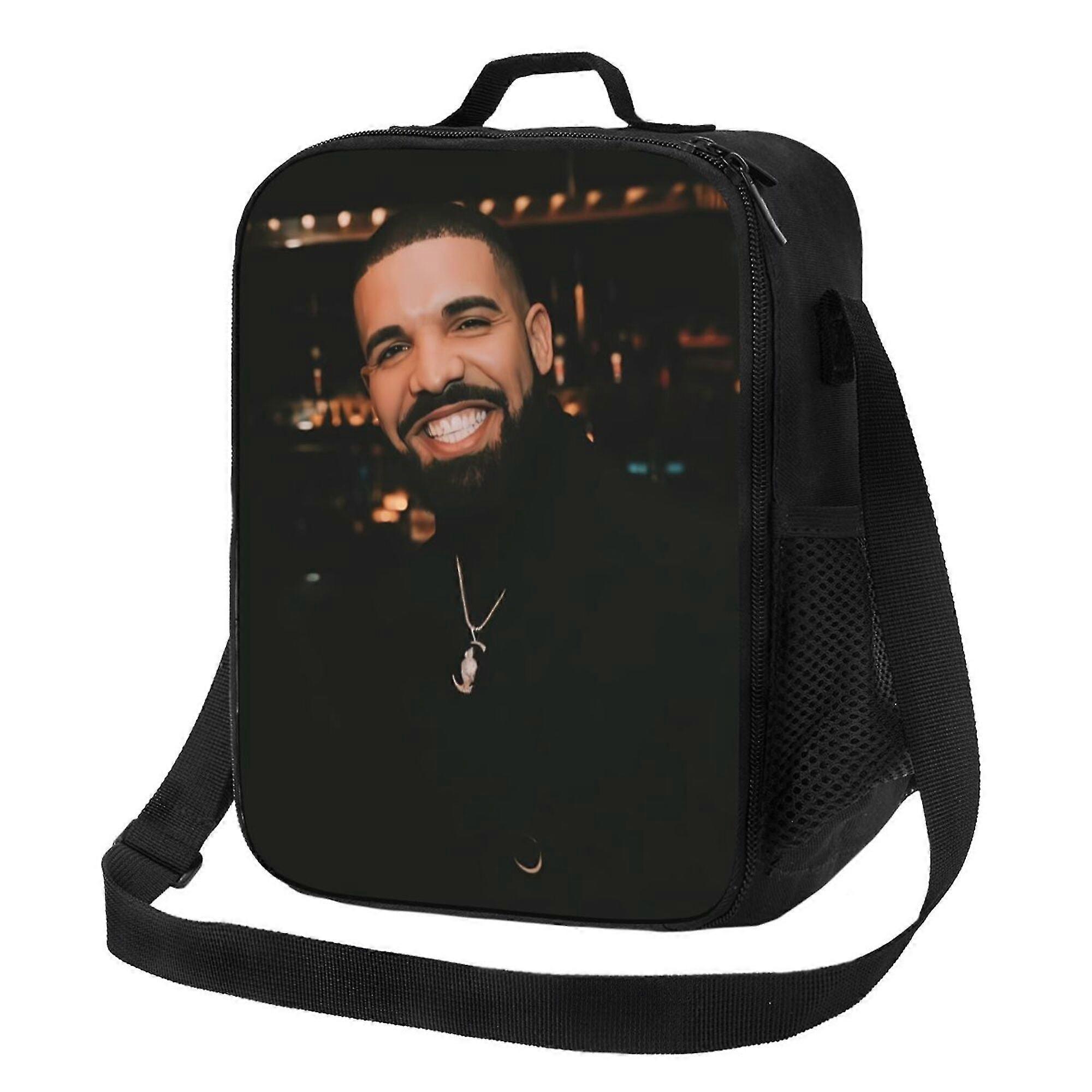 Rapper Lunch Bag Lunch Box Durable Lunch Tote Bag Portable Reusable Lunch Box Tote For Sport Picnic Cam -cnbv64