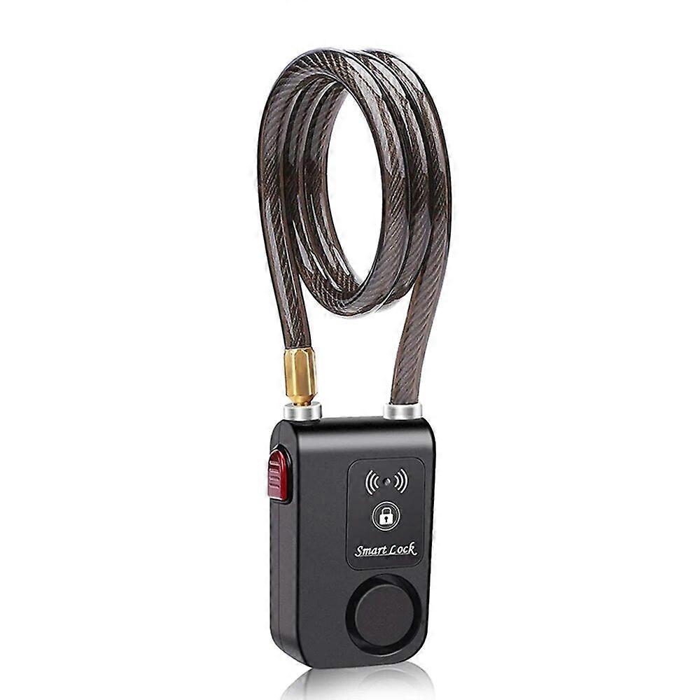 Bluetooth Bike Lock Alarm 110dB Smart Bike Alarm Lock Anti-Theft Vibration Alarm for Bicycle Motorcycle Lock APP Control