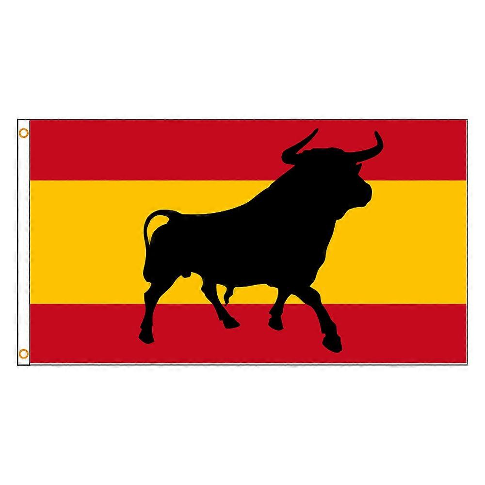 polyester 90*150cm spain bull Flag