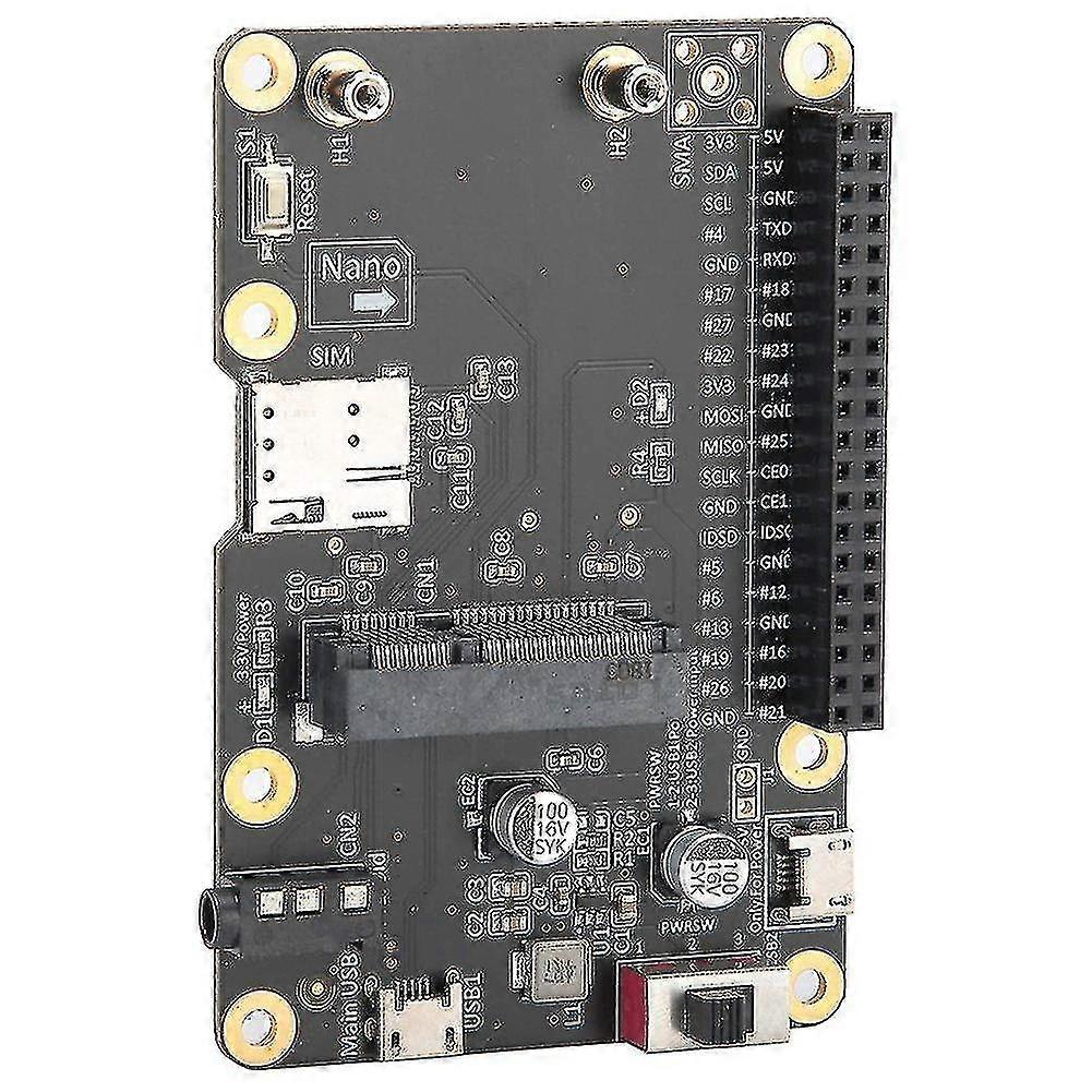 Μίνι πλακέτα επέκτασης usb καπέλων μονάδας 3g/4g/lte για το σμέουρο Pi