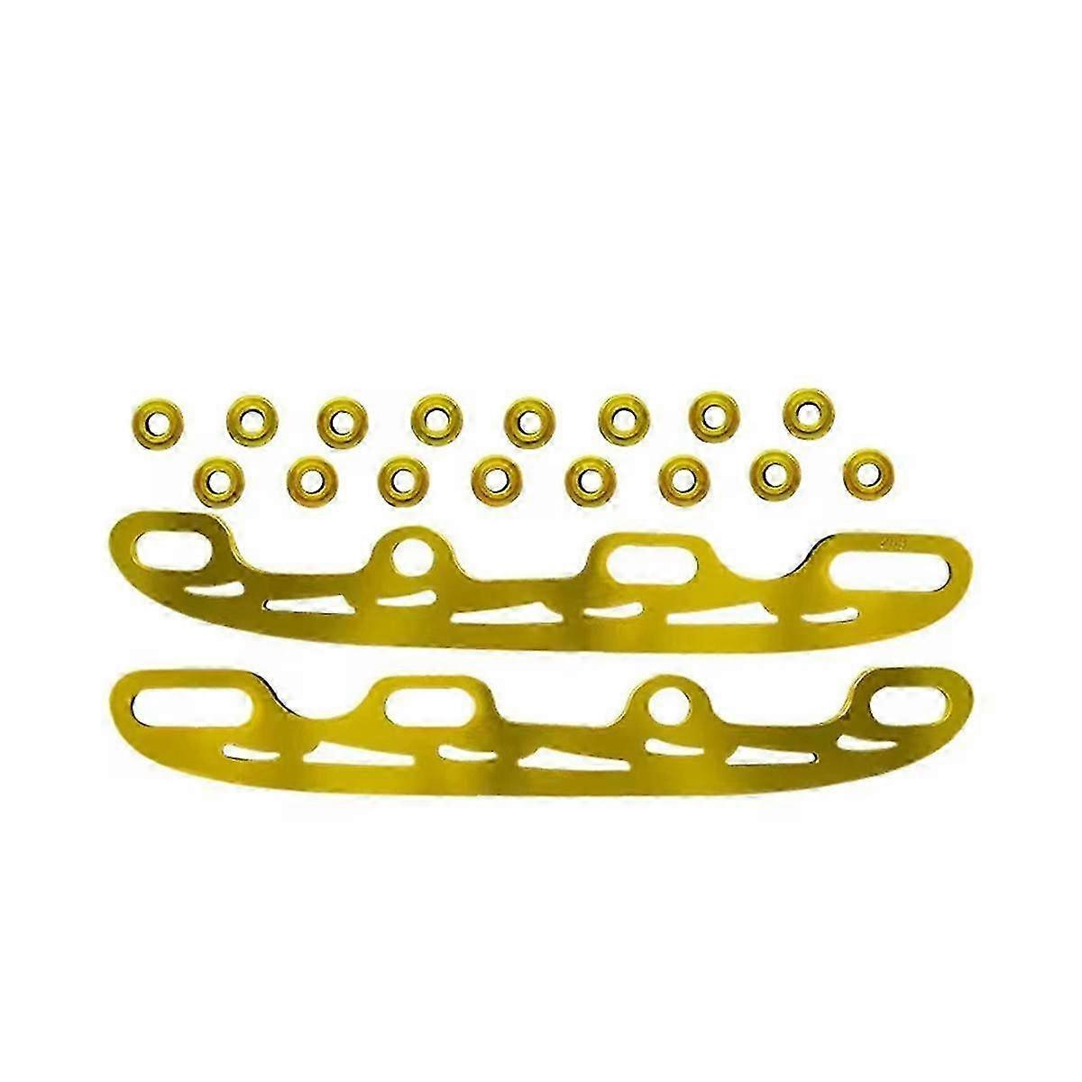 -Reinforced Rink Sport Tool Ice Skate Blade& Leisure Ice Hockey Skate Accessoriesful Large Gold