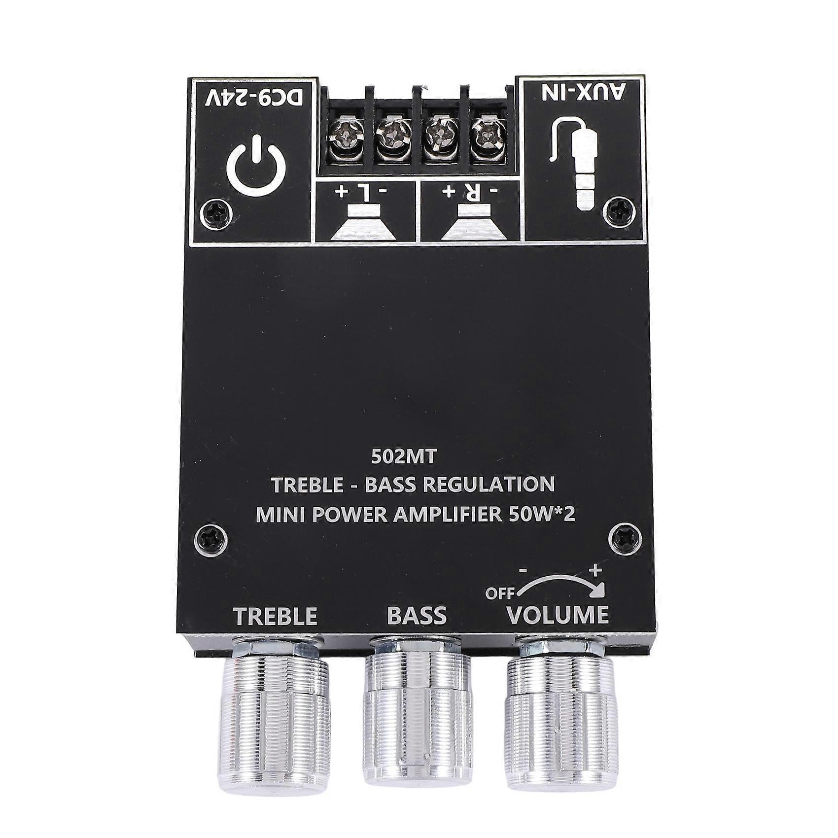 -502MT Bluetooth 5.0 Subwoofer Amplifier Board 2.0 Channel High Power Audio Stereo Amplifier Board