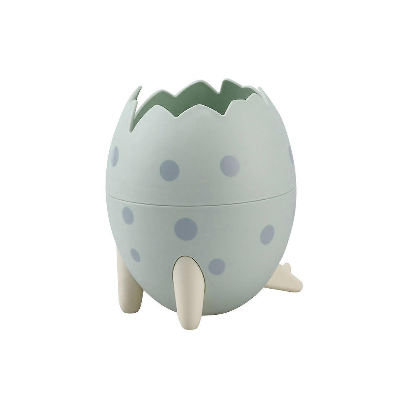 Creative Cartoon Dinosaur Eggs Desktop Storage Bucket Flip Type Large Capacity