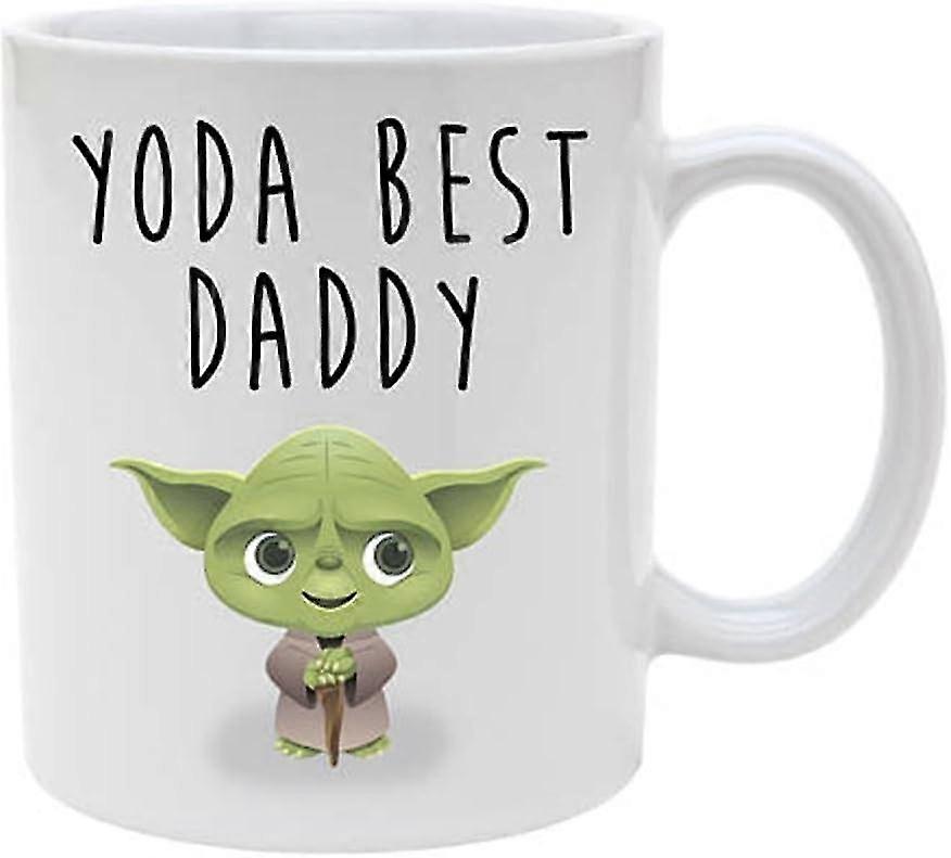 Yoda Best Daddy Mug ، هدية عيد الأب من Starwars ، كوب مضحك ، كوب قهوة سيراميك جديد / كوب شاي 11 أونصة