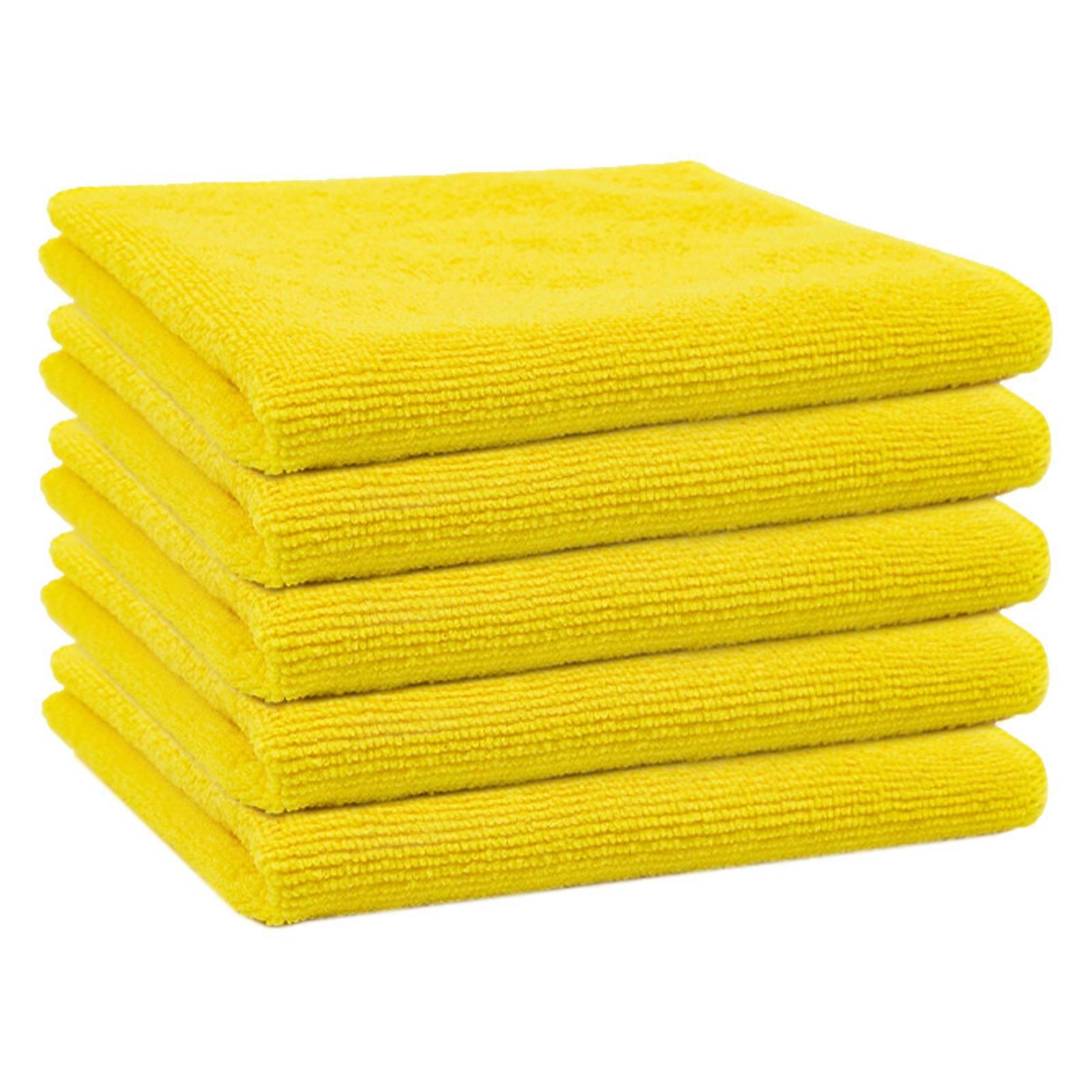 5Pcs 30x30cm Large Microfiber Cleaning Clothes Oil Stain Remover Highly Absorbent Reusable Kitchen Towels Set