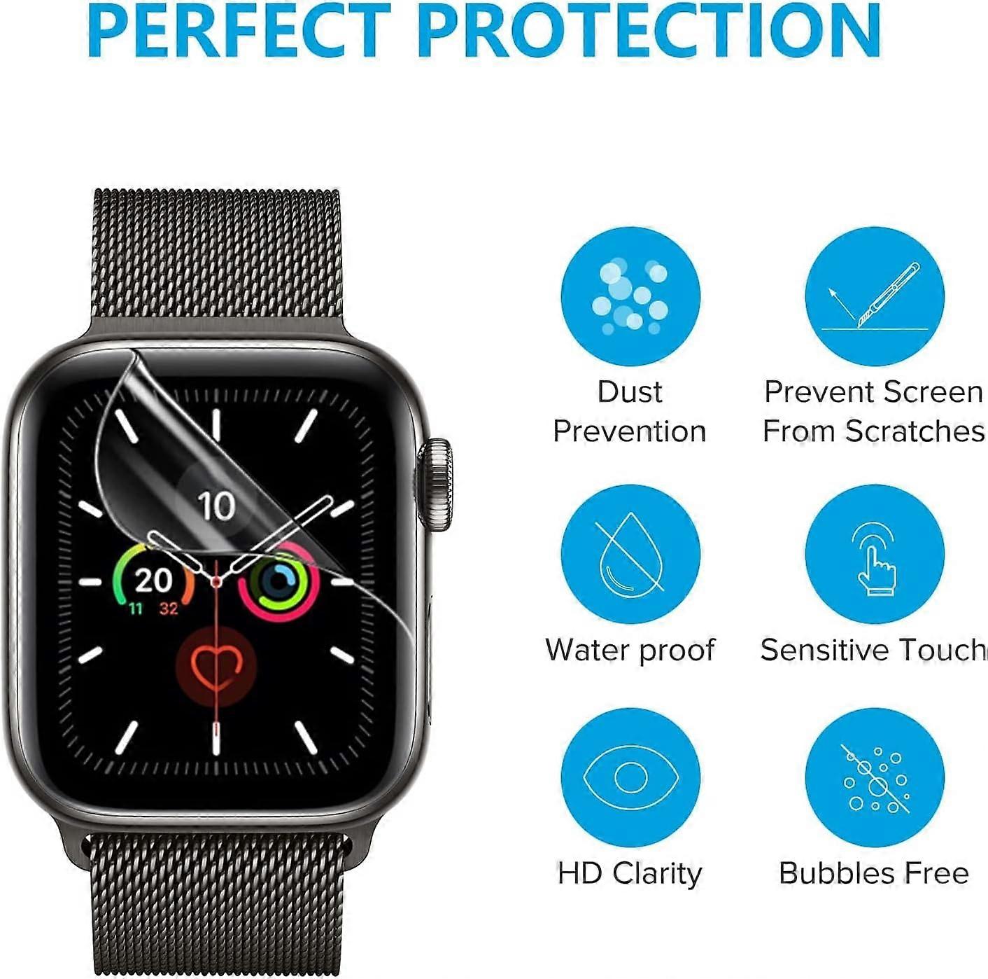 5 Pack for Apple Watch Ultra 49mm Screen Protector HD 3D Full Coverage 49mm