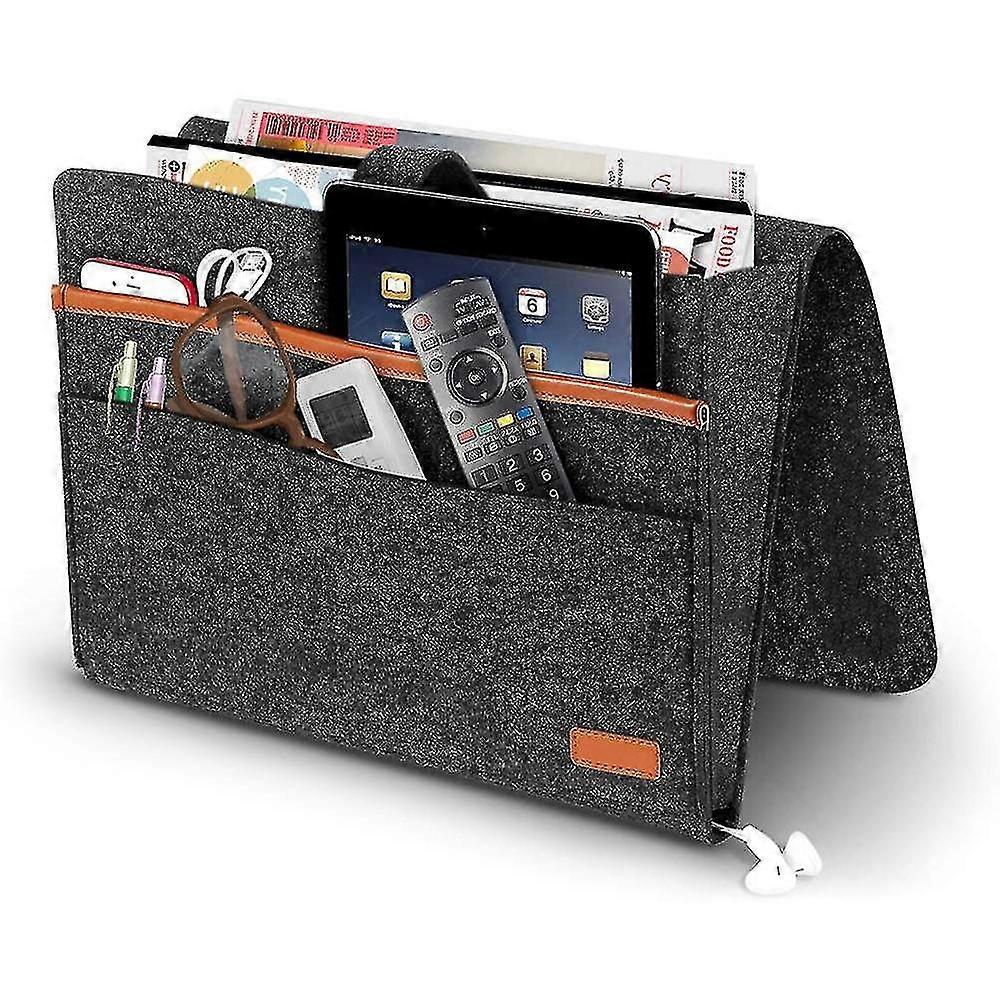 EVAGO Felt Bedside Storage Bag With Pockets