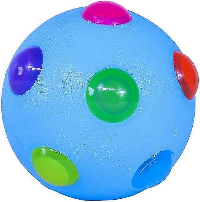 Glowing Ball Dog Light Up Toy, Flashing Elastic Ball Pet Dog Toy, Jumping Activation Ball Light Dog Chew Toys a