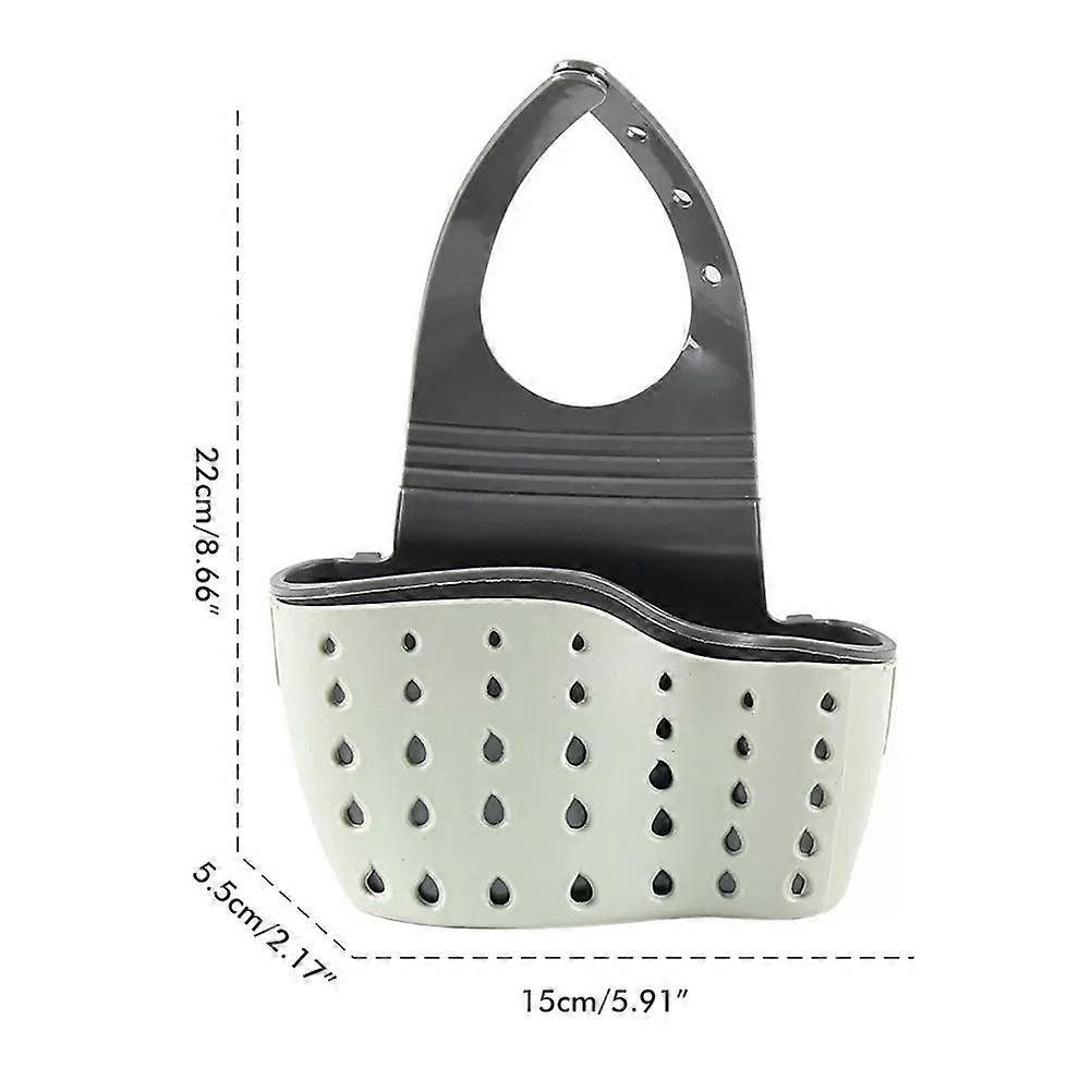 Sink Shelf Soap Sponge Drain Rack Bathroom Holder Kitchen Storage Adjustable Kitchen Organizer