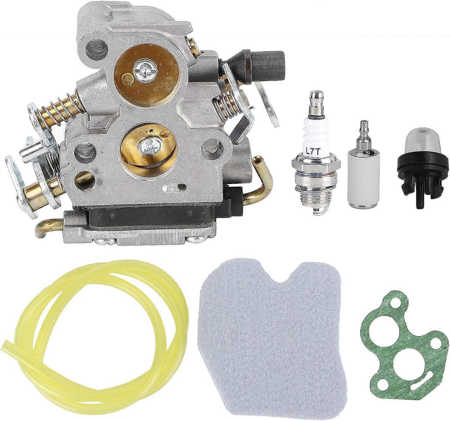 Carburetor Air Filter Primer Bulb Kit Fuel Pipe Primer Bulb for Husqvarna 235 240 235E 240E 236 236E Chain Saw