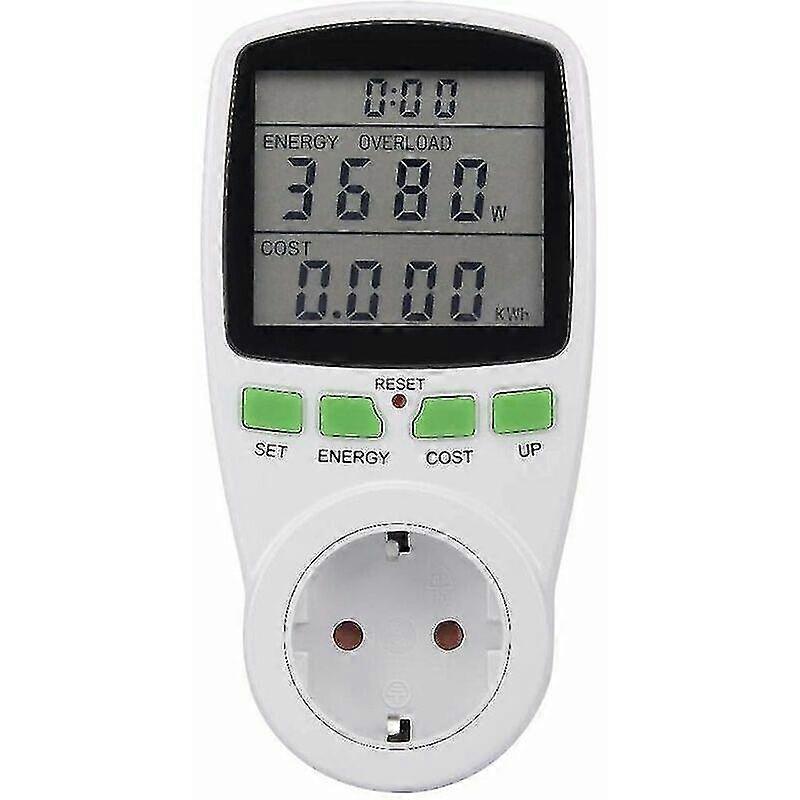 Electric Energy Meter Lcd Wattmeter Power Socket Analyzer EU Plug