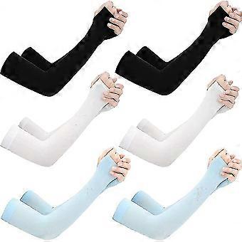 6 pares de cubiertas de brazo de enfriamiento uv solar - Upf 50 Running Cycling