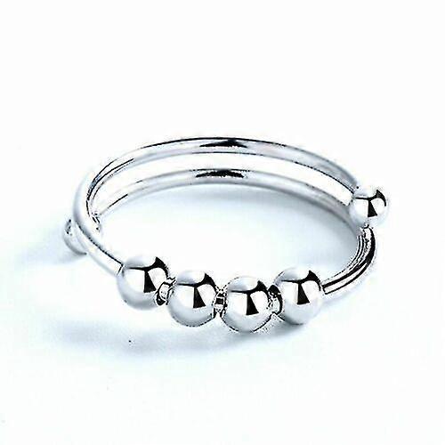 Adjable Ring Anxiety Relieve Fidt Beads Ring