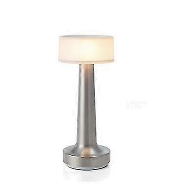 Metal Usb Rechargeable Touch Desk Lamp Retro Bar Ktv Hotel Cafe Dining Table Creative Bedside Night Light - Dumbbell Transparent Lampshade