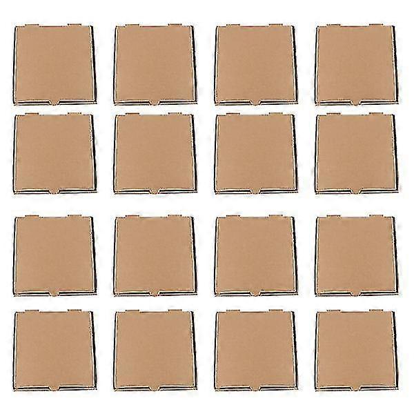 25pcs Mini Pizza Boxes Miniature Cardboard Box Pizza Corrugated Board Case