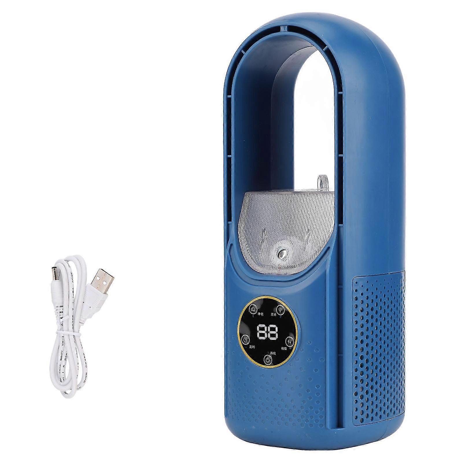 USB Multifunctional Desktop Humidifier Tower Fan for Home Dormitory Office - Leafless Spray Cooling