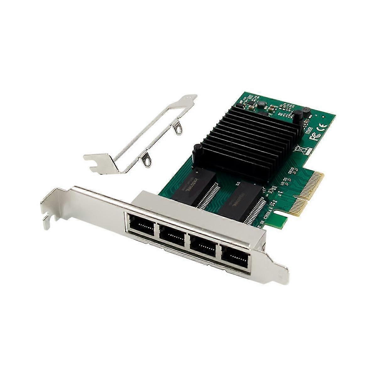 -port Pci-e Gigabit Network Card Pci-e X1 I350-t4 Rj45 Server Network Card Desktop Soft Router Gigabit Network Card