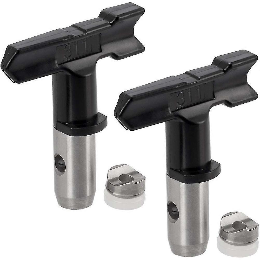 2 Pcs Reversible Spray Tip Nozzle, For Airless Paint Spray Airless Sprayer Spraying Machine (311)