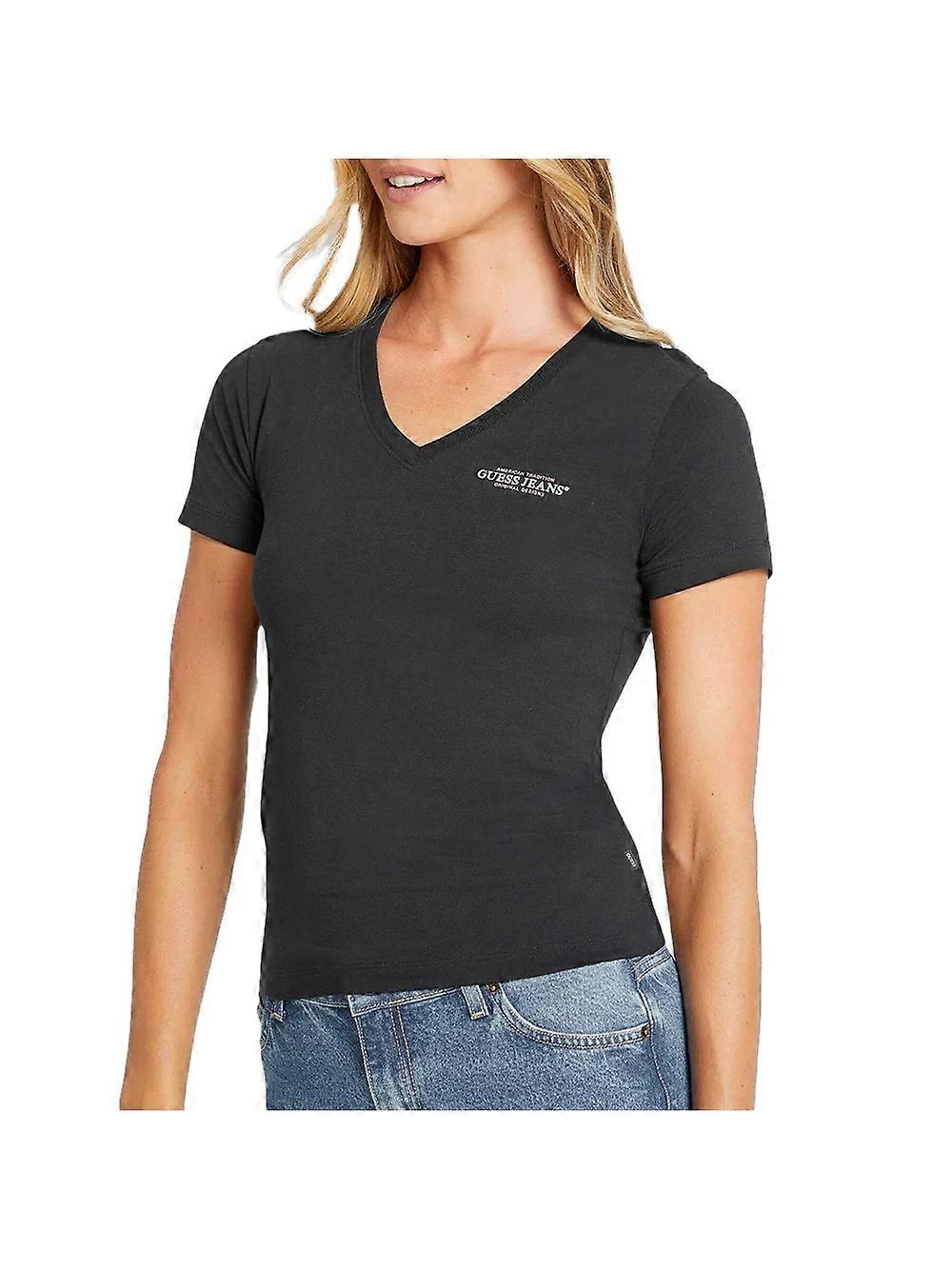 Women's Guess American T-shirt Black