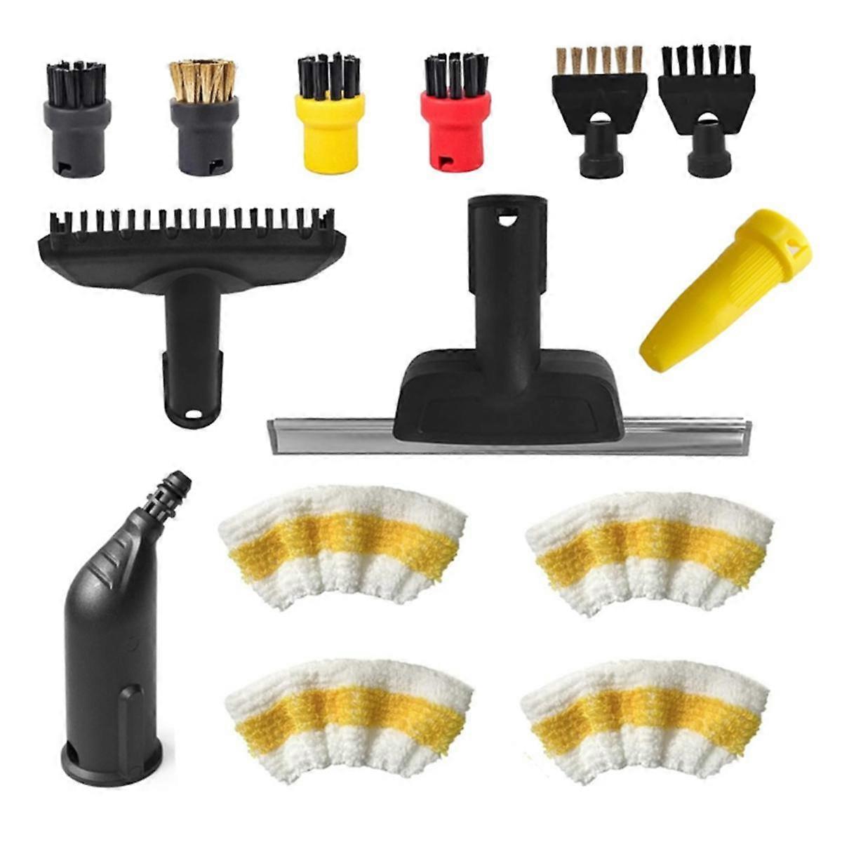 Window Nozzle Scraper Round Brush Steam for SC1 SC2 SC3 SC4 SC5 SC7 Steam Cleaner Part Replacement
