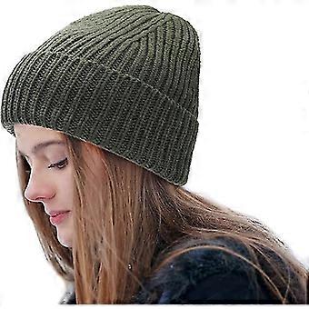 Unisex Knit Winter Beanie Hat, Soft Acrylic, Warm Stretchable, For Daily & Outdoor Use, One Size Fits Most, Gift Choice