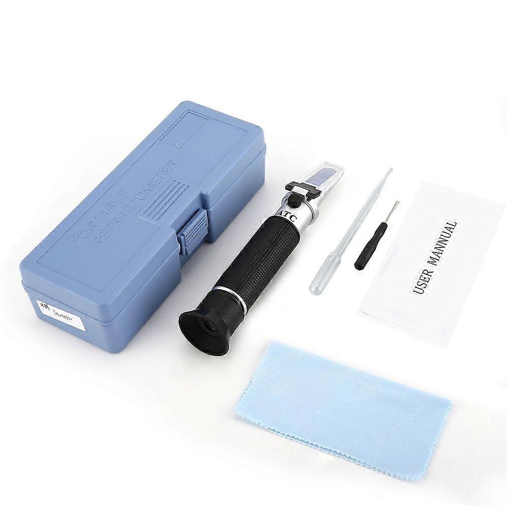 Handheld alcohol refractometer sugar Wine concentration meter densimeter 0-80% alcohol beer 0-80% Brix grapes