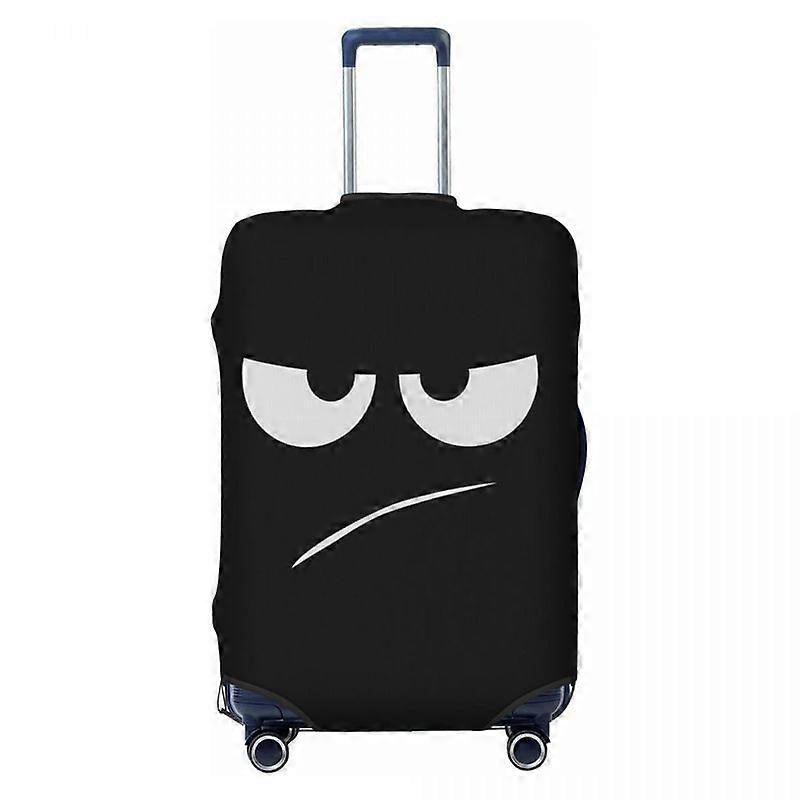 Funny Expression Suitcase Cover Flight Eyes Cool Cute Useful Luggage Case Travel Protector