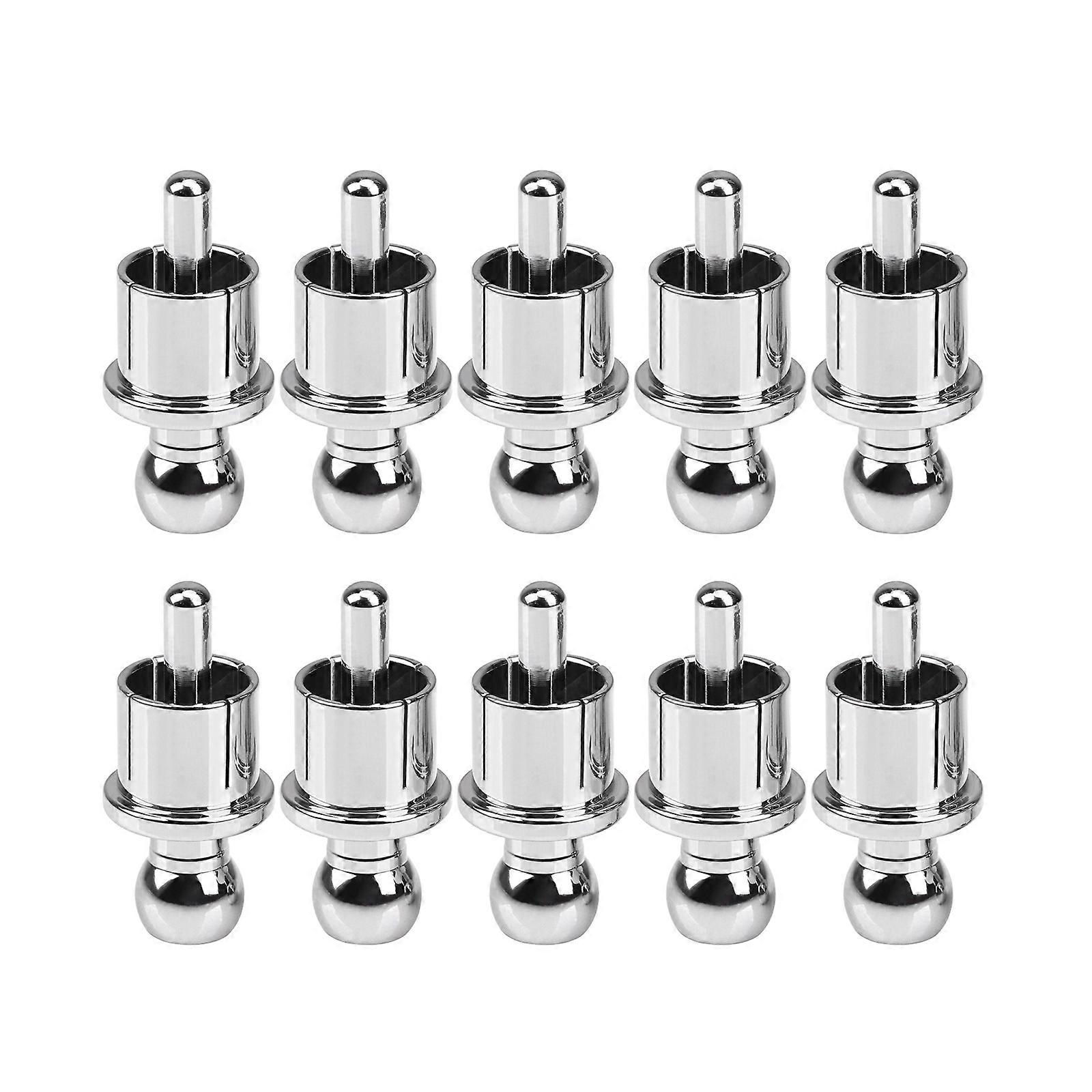 10 Pieces Beautiful RCA Caps Plugs Short-Circuit Socket Phono Connectors