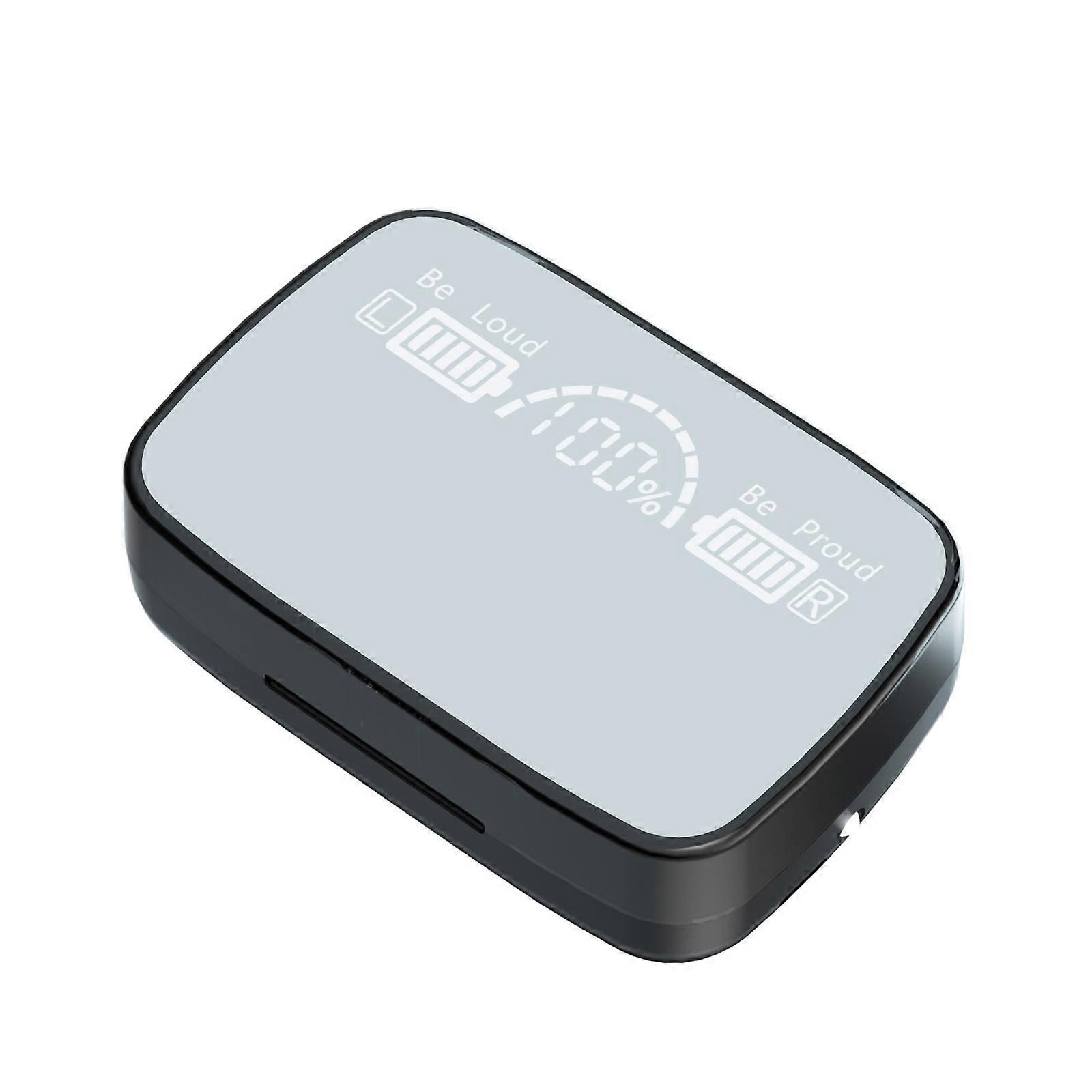 Bluetooth 5.1 TWS Mirror Digital Display Bluetooth Earphone