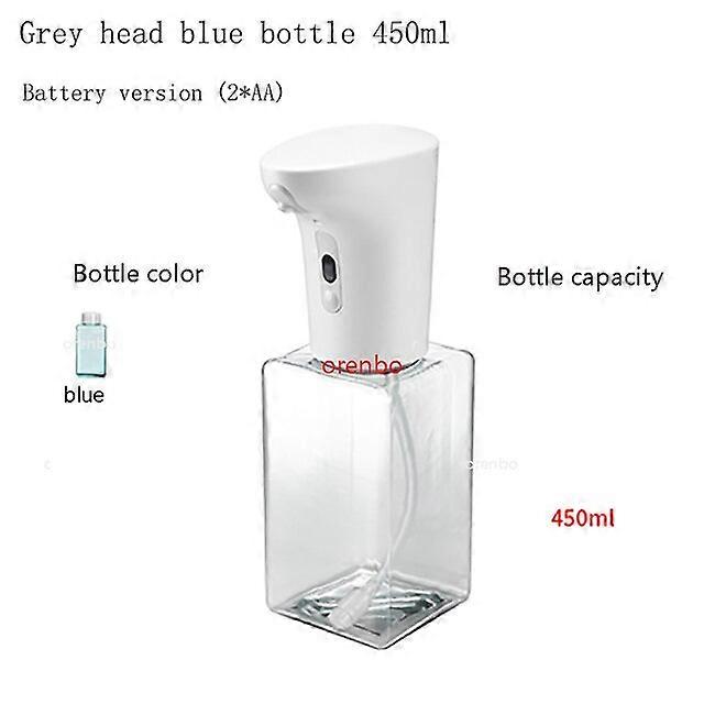 Auto Induction Foam Soap Dispenser Hand Washer Portable Soap Bottle AA Battery 250/450ML Capacity