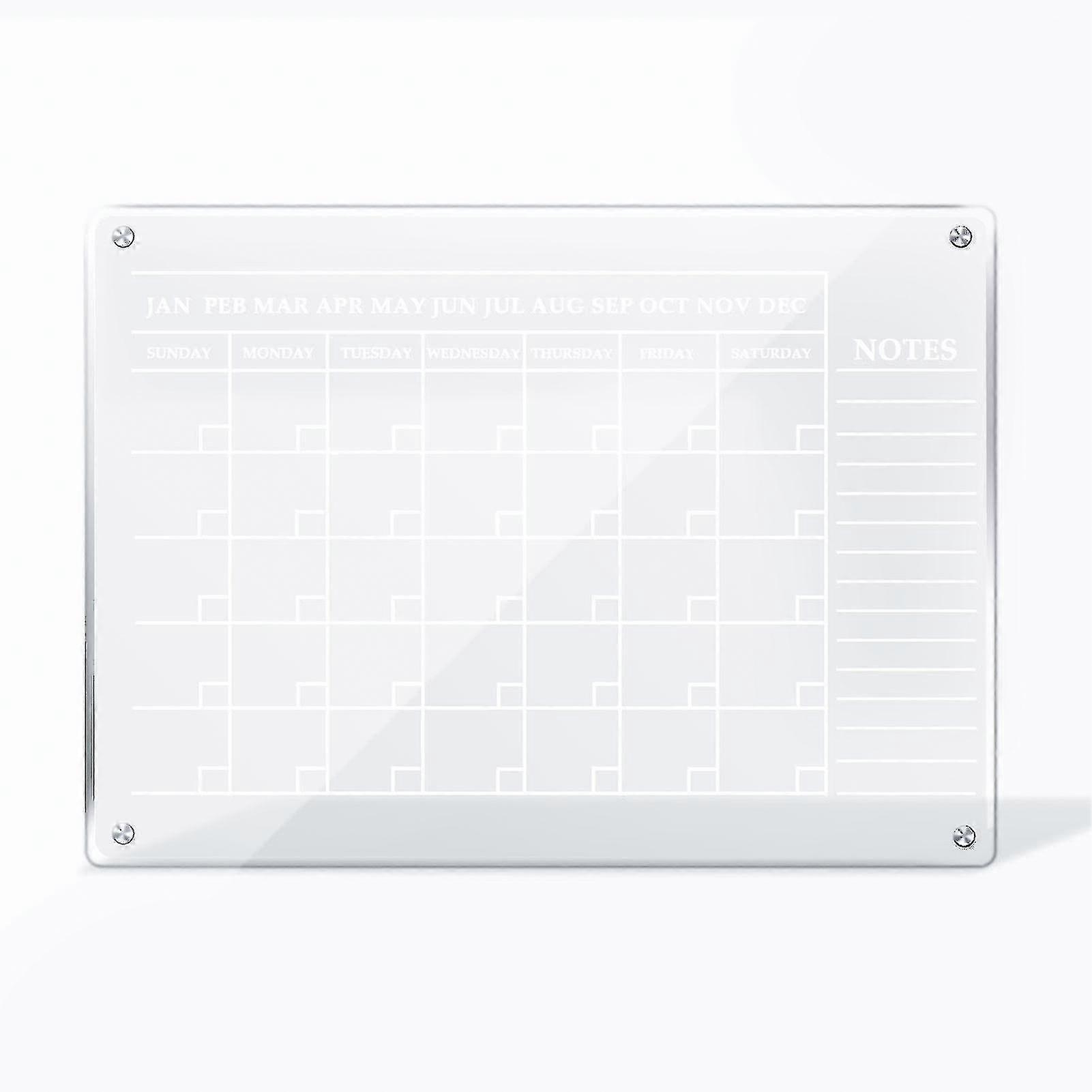 磁気アクリルカレンダーボード家庭用アクセサリーのための消去可能な再利用可能なライティングボード