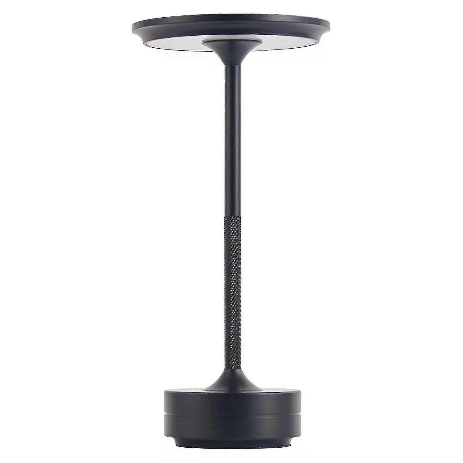 Metallic Cordless Table Lamp Dimmable & Rechargeable Waterproof Desk Light