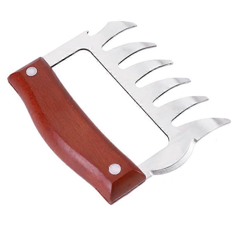 2 pieces of meat claws, stainless steel barbecue meat slicer, heat-resistant meat slicer claws, used to chop and carve food from the grill or crock po