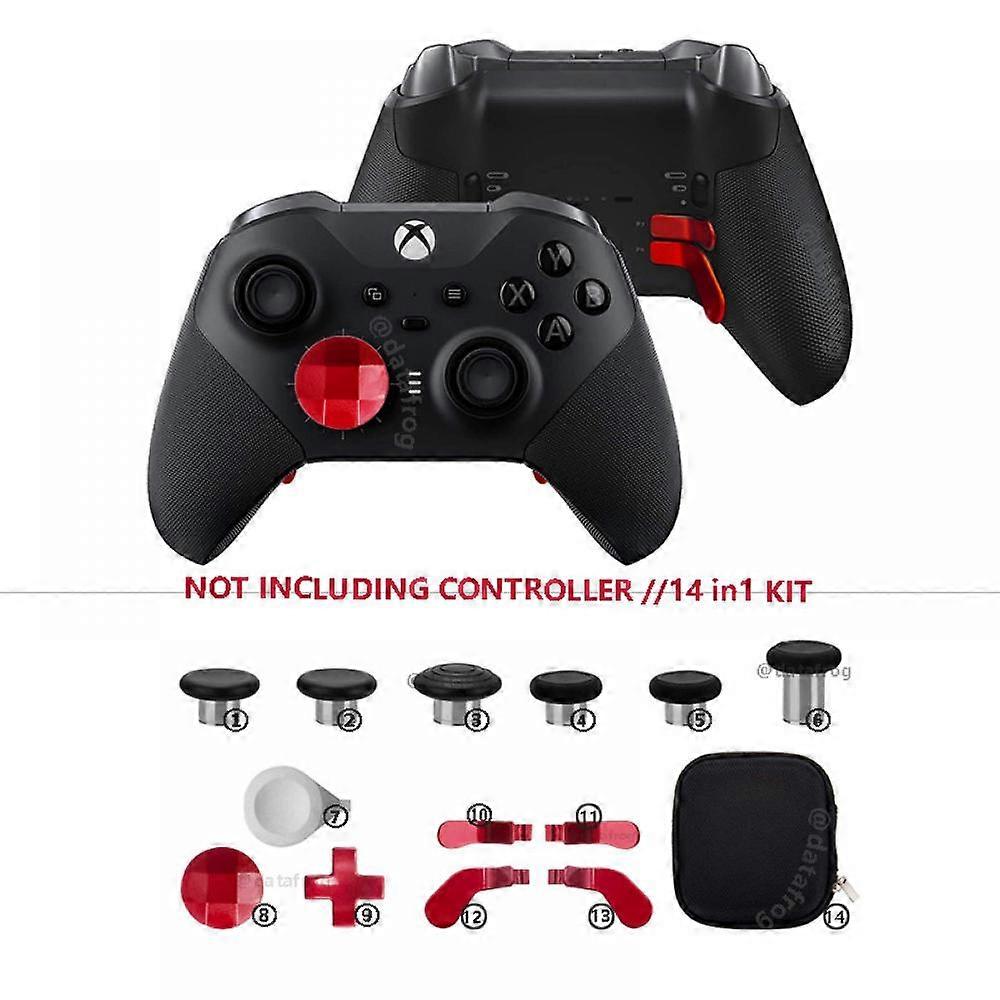 For -Xbox One Elite Elite Handle 2nd Generation Button Accessory Set Rocker(Red)