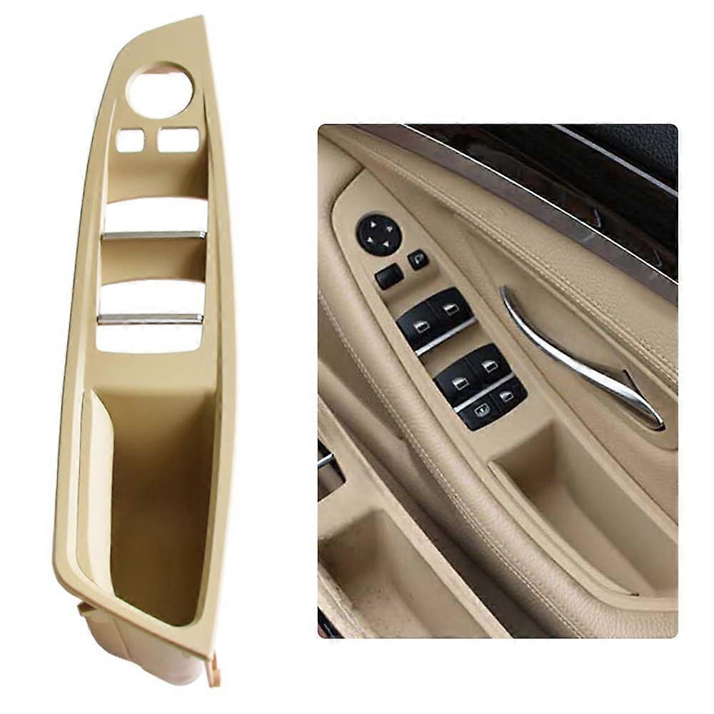 RHD-Driver Side Door Handle for BMW 5 Series F10 F11,Window Switch Armrest Panel,Driver Seat Button Switch Frame Storage Box for BMW 520 523 525 528 5