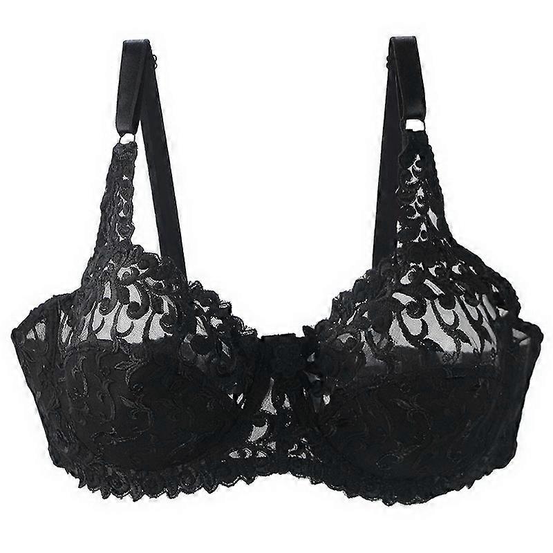 מידה גדולה C D גביע נשים חזייה תחרה אולטרה דקה פרספקטיבה תחרה אינטימית הלבשה תחתונה ותחתונים