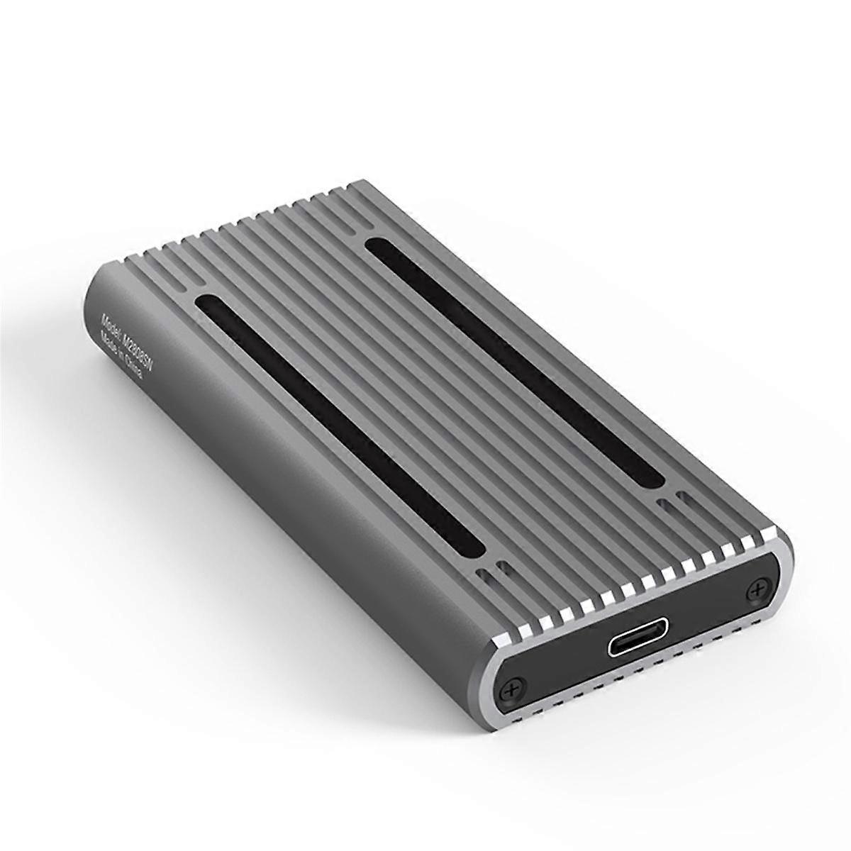 RGB Dual Protocol M.2 Hard Drive Enclosure Nvme/Ngff Universal Gen2 10Gbps Phantom Solid State Drive Enclosure