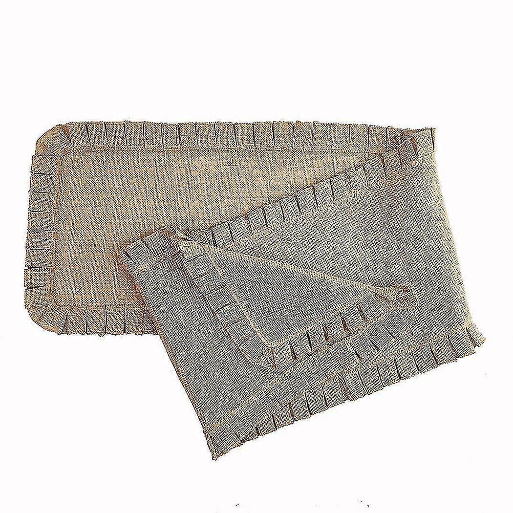 Jute Collection Kitchen Tabletop, Table Runner, 14x72inch