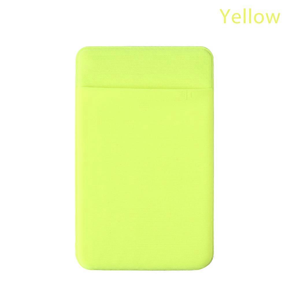 Elastic Universal Cellphone Wallet Case Lycra Card Holder Credit ID Card Holder Pocket Fashion Self-Adhesive Sticker Card Bag