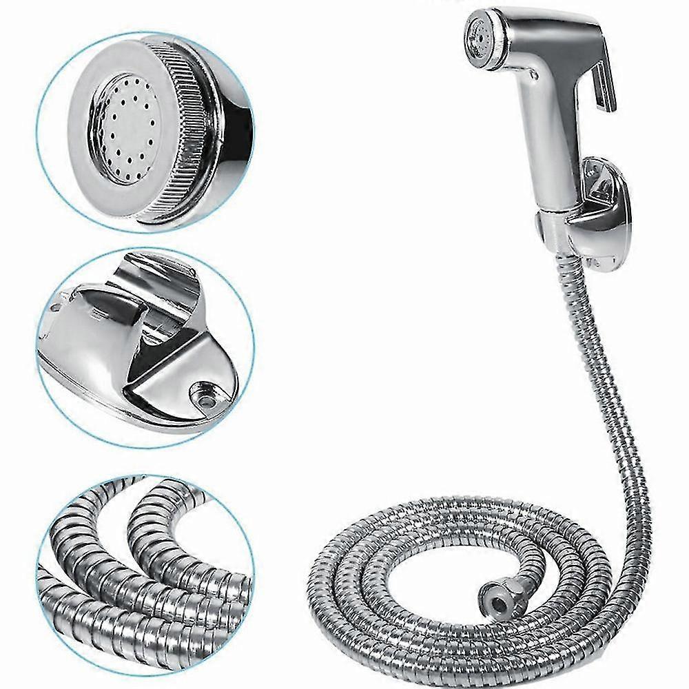 Bathroom Stainless Steel Handheld Flush Faucet Kit