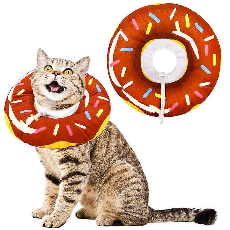 Cat Cone Collar Soft, Donut Pet Recovery Collar for Wound Healing