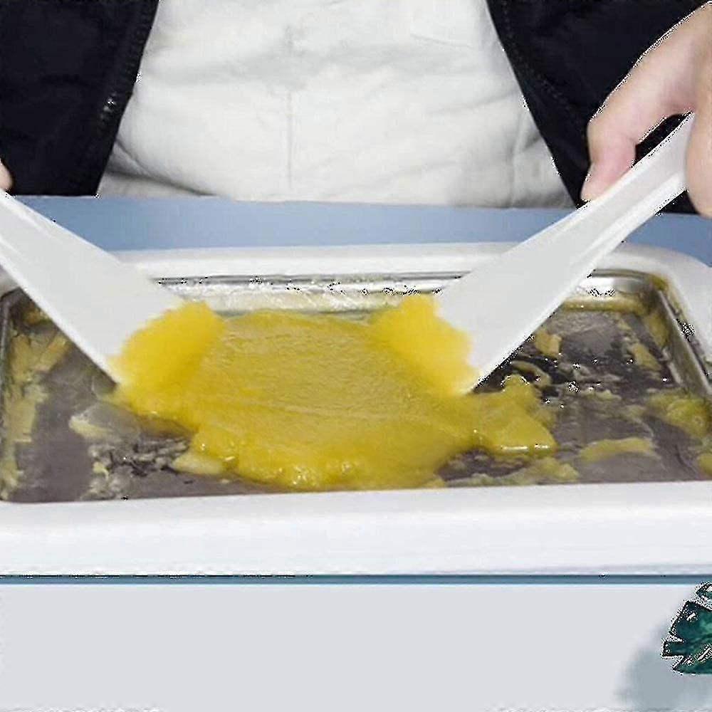 Pikavalssattu jäätelökone Pannukone Jäädytetty jogurttisorbetti 2 lastalla