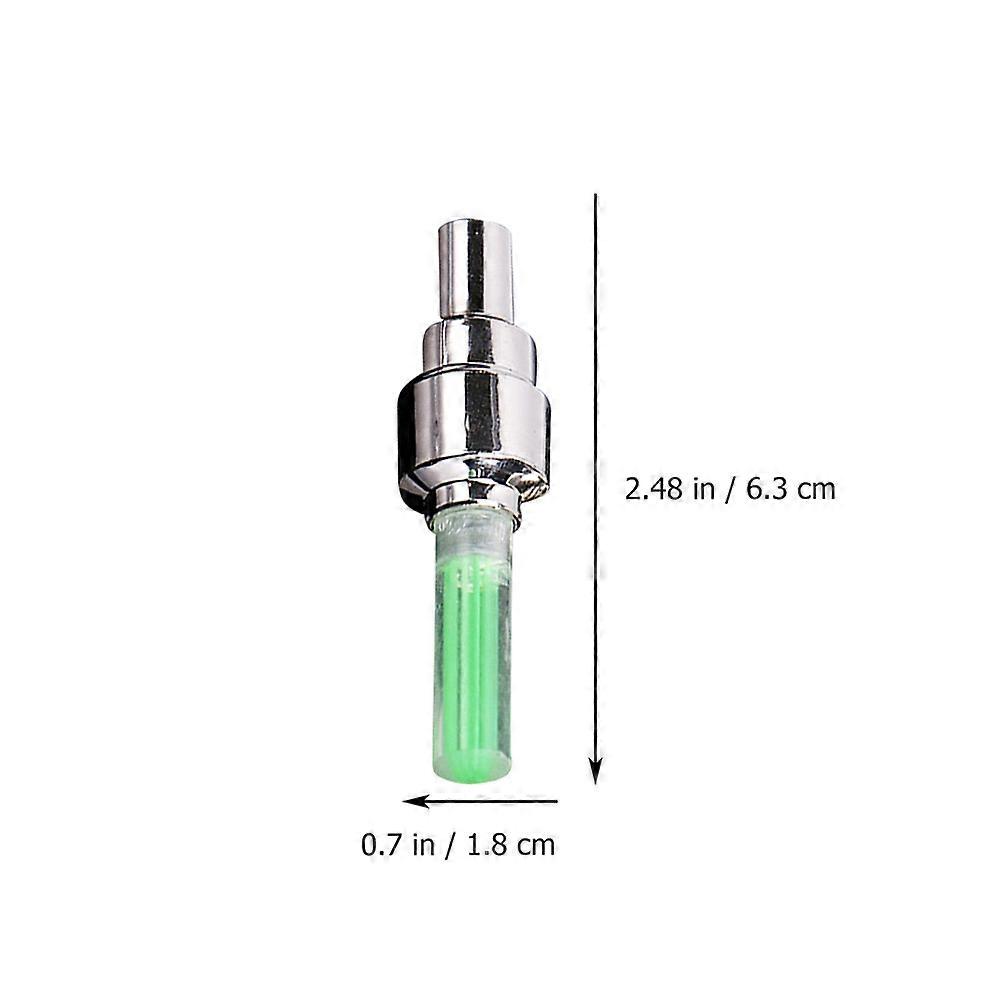 4 Pcs Bike Wheel Bike Tyre Lights Led Tire Valve Caps Bike Valve Wheel ...