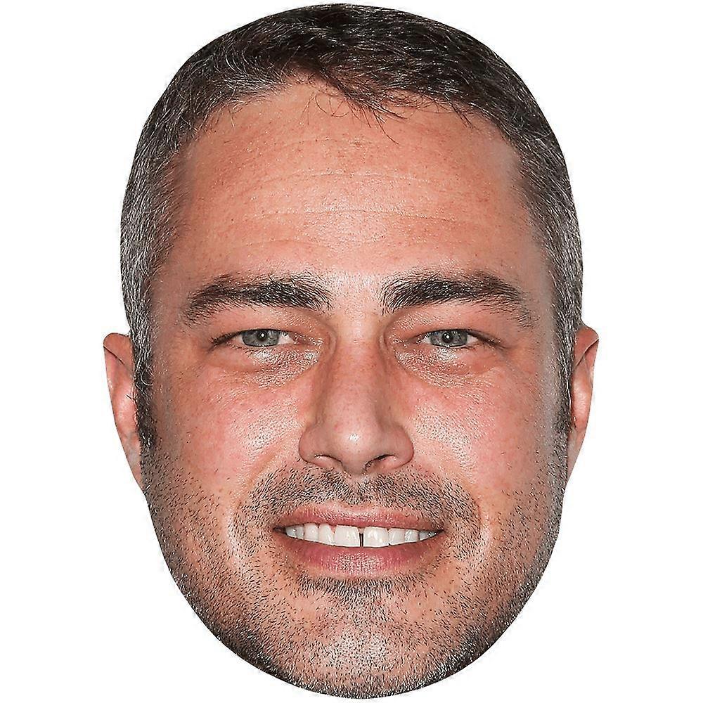 Taylor Kinney (Smile) Celebrity Mask, Flat Card Face