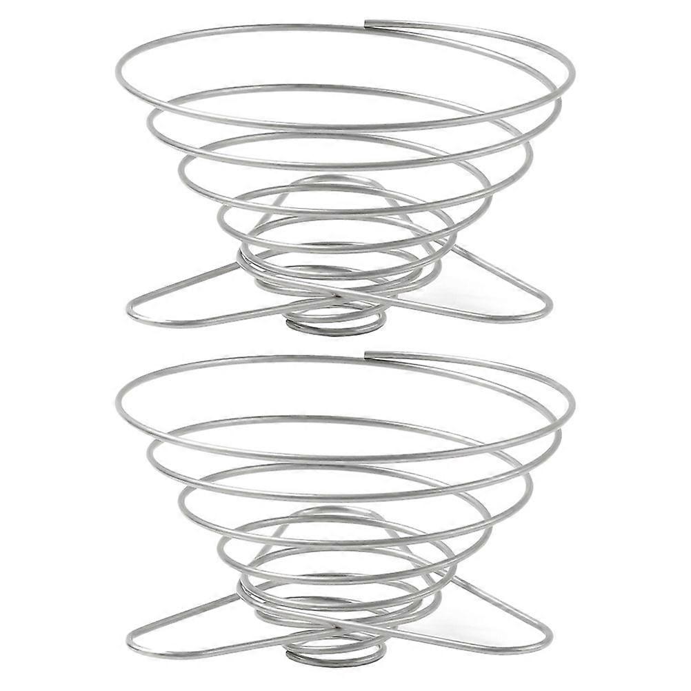2 Pcs Folding Bracket Coffee Funnel Coffee Metal Filter Coffee Filter Drip Folding Filter