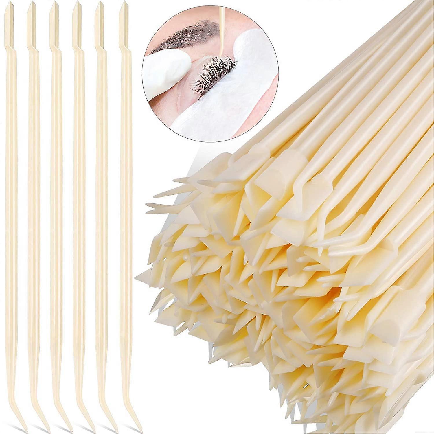 10Pcs 2 Way Eyelash Perming Stick Glue Spoon Lash Lifting Curler Applicator Eyelash Tweezers Eyelash Extension Sticks Supplies  Betterlifefg