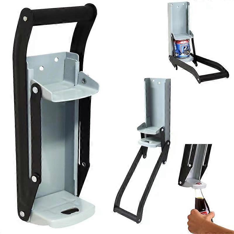 Can Crushers For Recycling Free Standing, 16oz Heavy Duty Wall Mounted 2 In1 Can