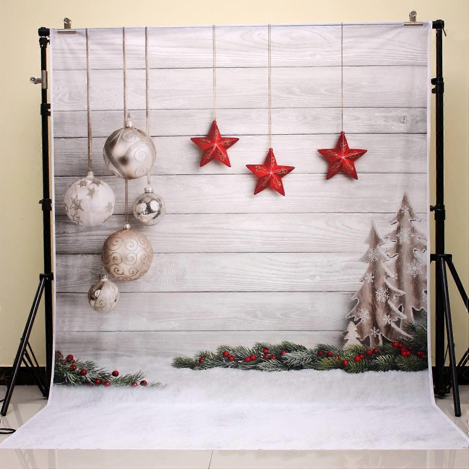 Dww-Photography Studio Background - Christmas Theme - 150 x 220 cm