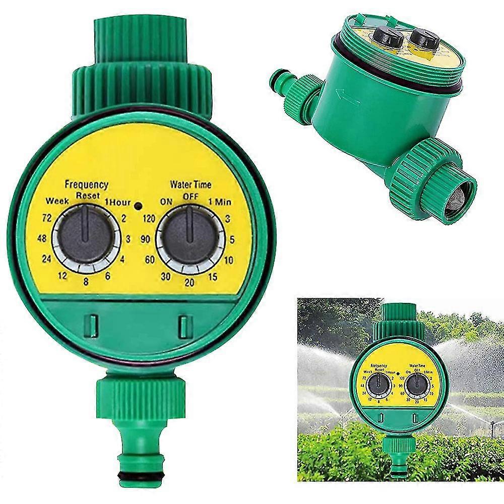 Irrigation Computer Watering Clock Compatible With Automatic Watering Garden Water Timer Computer With Ball Valve
